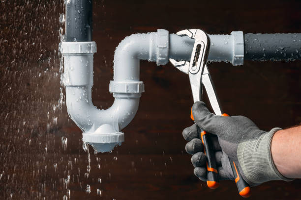 Professional Sewer Line Repair technician working in Woodville, WI